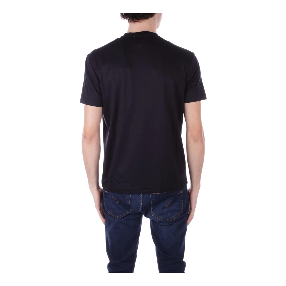 John Richmond Logo Front T-shirts en Polo's Zwart Black Heren