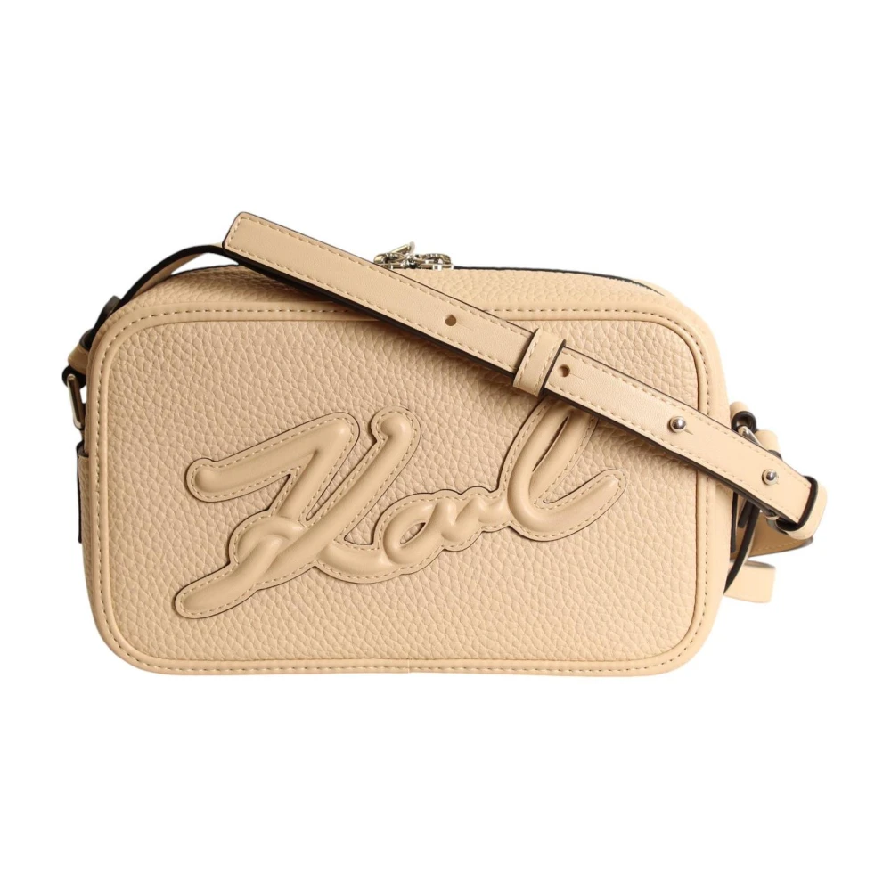 Karl Lagerfeld Women's Beige Cross Body Bags, One Size, Crossbody