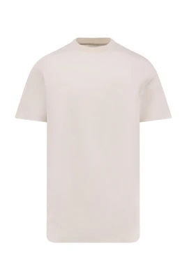 T-shirt med rund hals i merceriserad Supima-bomull