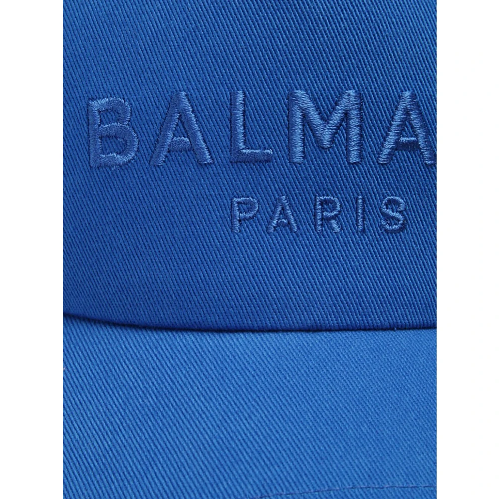 Balmain Blauwe Stijlvolle Hoeden Blue Heren