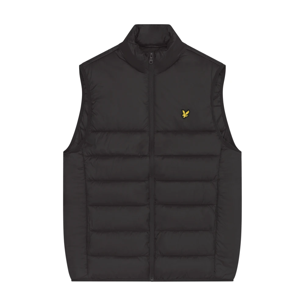 Lyle & Scott Men's Gray Waistcoats, S, Wadded Gilet