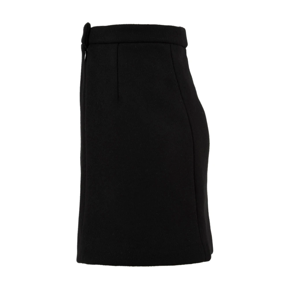 Douuod Woman Zwarte Rok Orvieto Model Black Dames