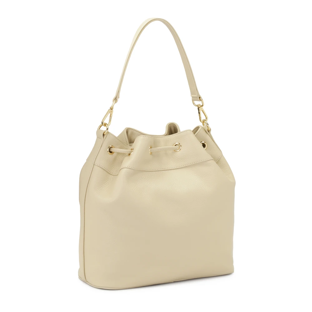 Kazar Crème tas portemonnee met twee banden Beige Dames