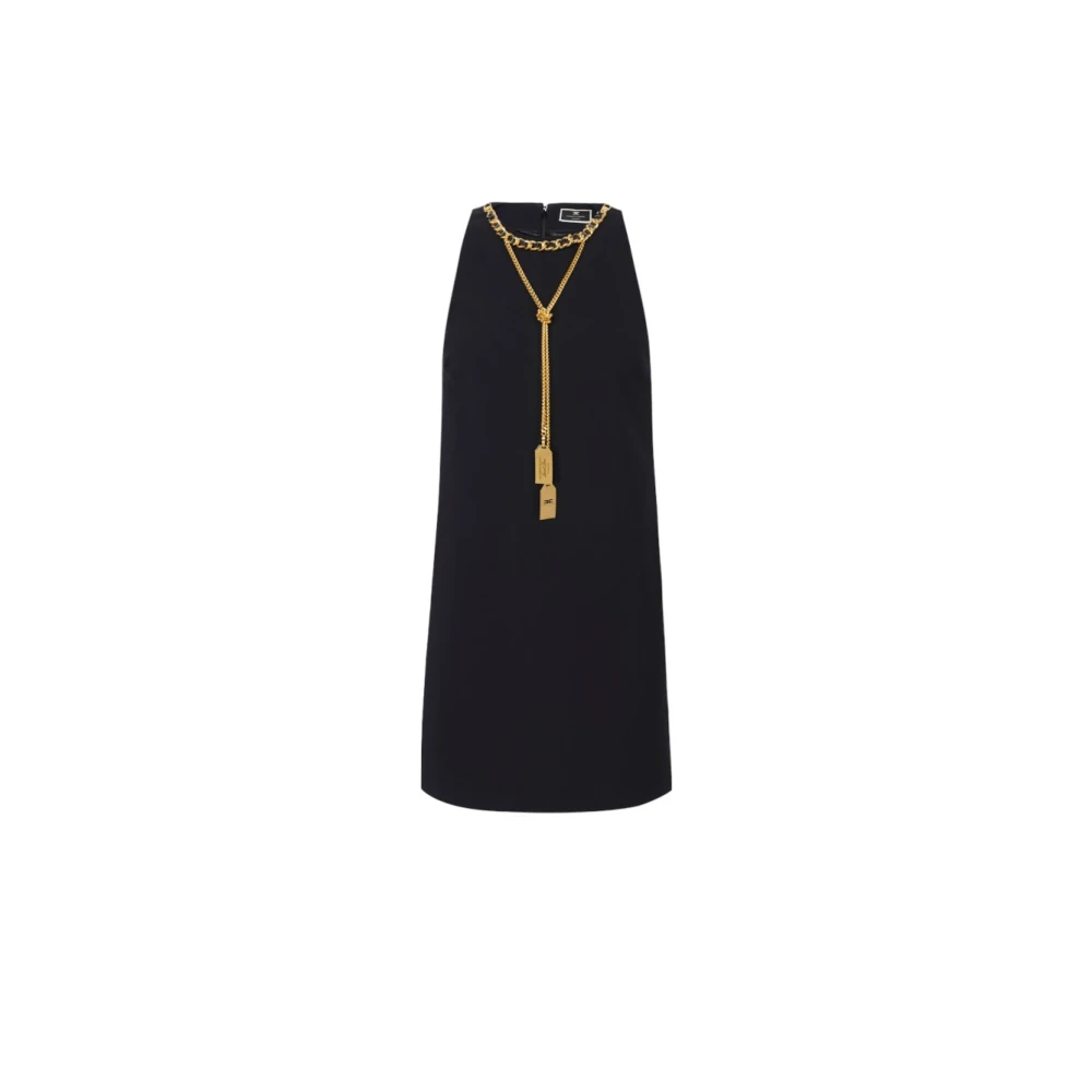 Elisabetta Franchi Elegante Jurk voor Speciale Gelegenheden Black Dames