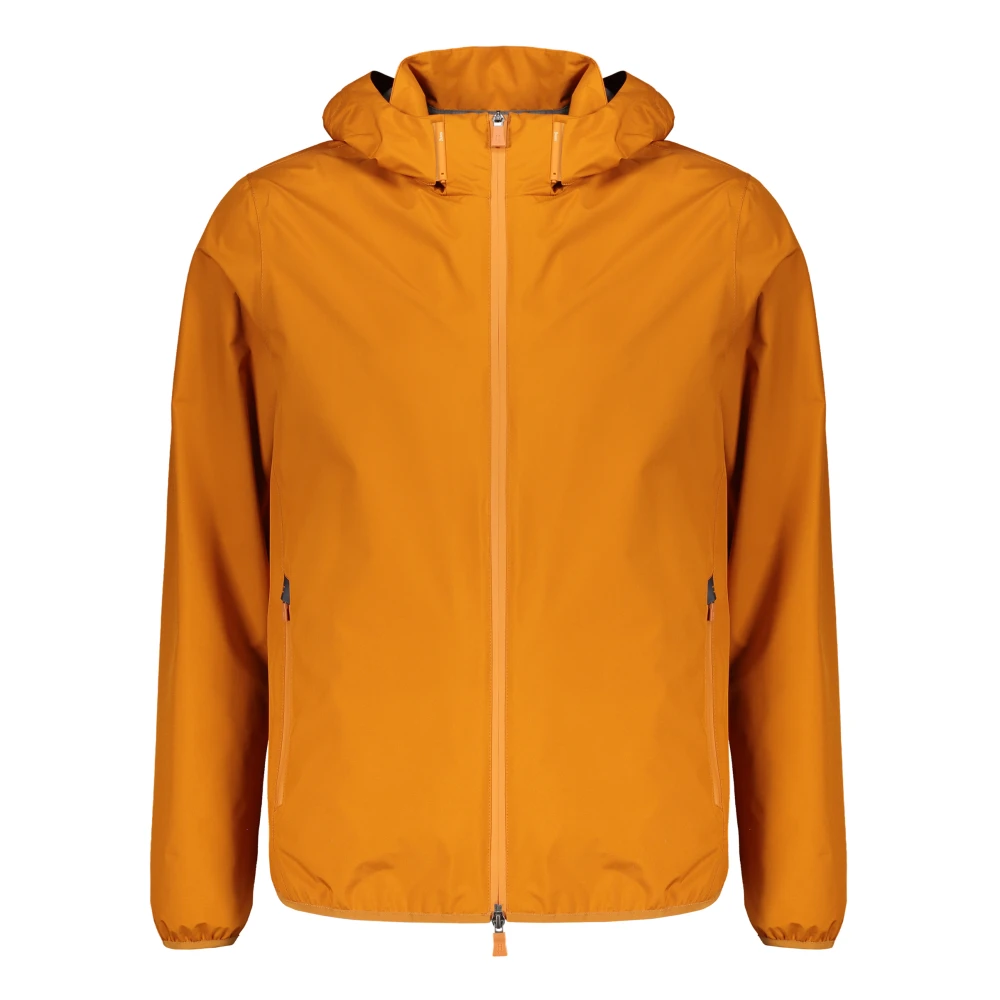 Herno Tech Regenjas met Elastische Manchetten Orange Heren
