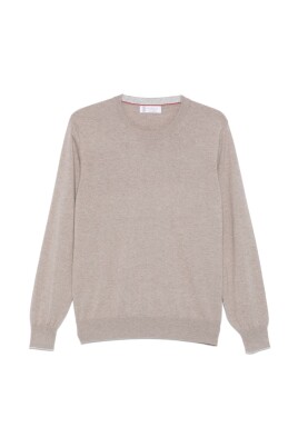 pull-en-cachemire-gris-a-col-rond