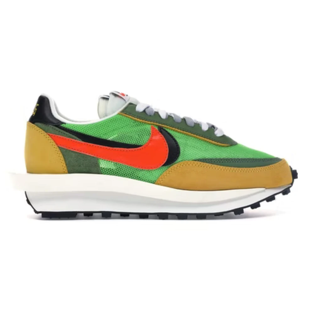 Nike LD Waffle Sacai Gröna Multi Sneakers Multicolor, Dam