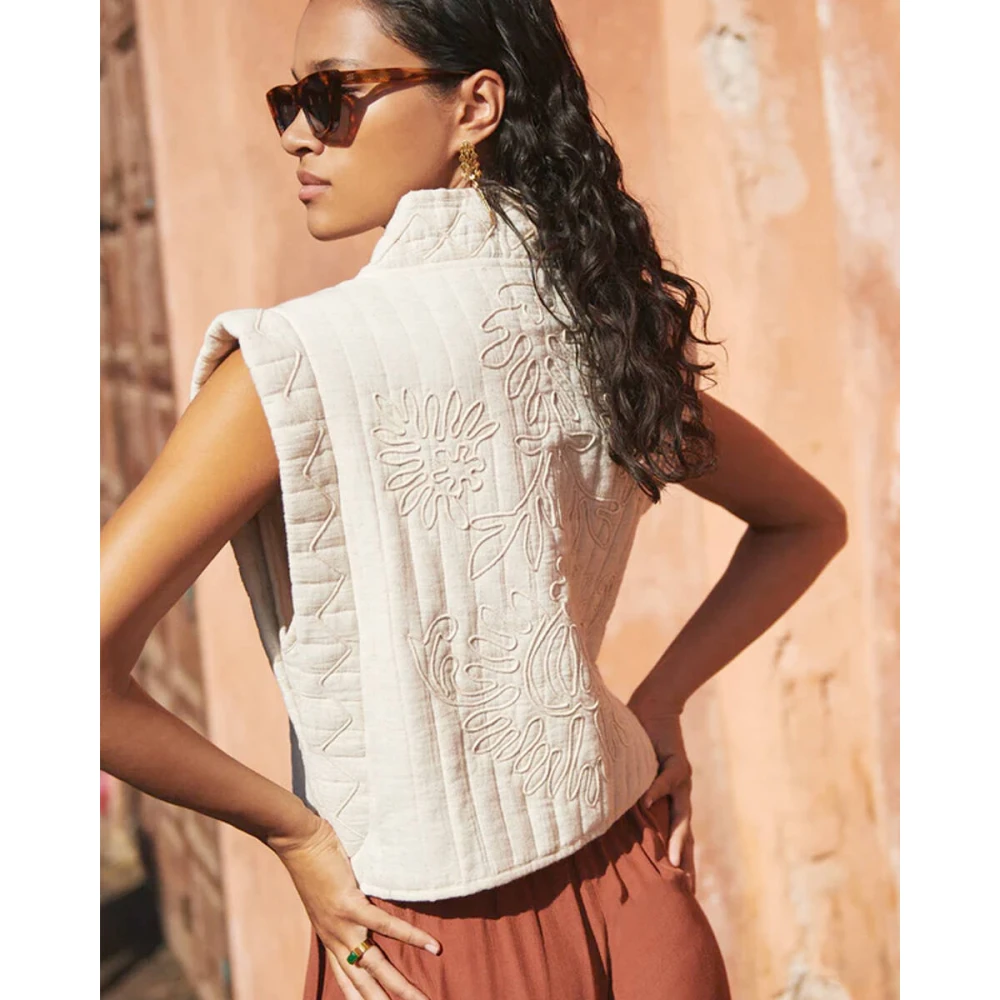 By-Bar Cordjack Isla Beige Dames