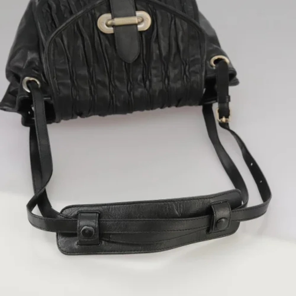 Bally Pre-owned Leather shoulder-bags Black Dames