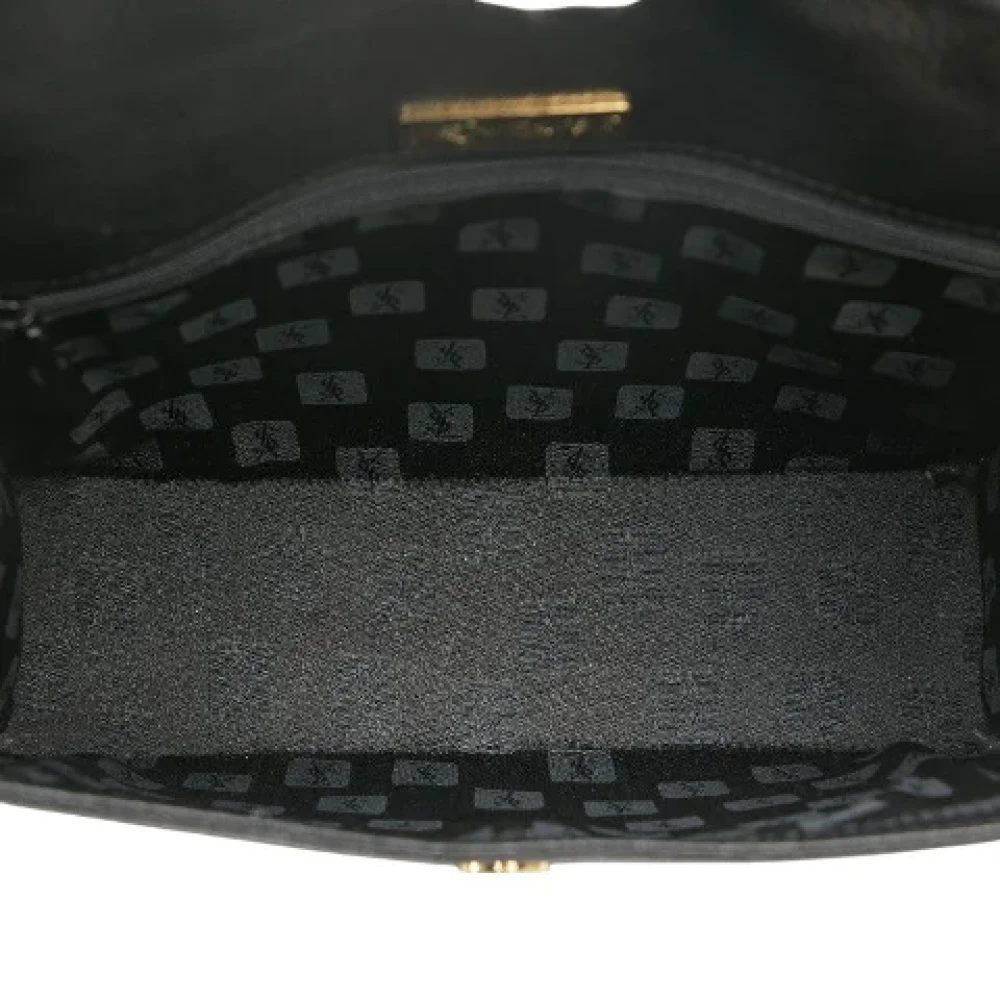 Yves Saint Laurent Vintage Pre-owned Leather handbags Black Dames