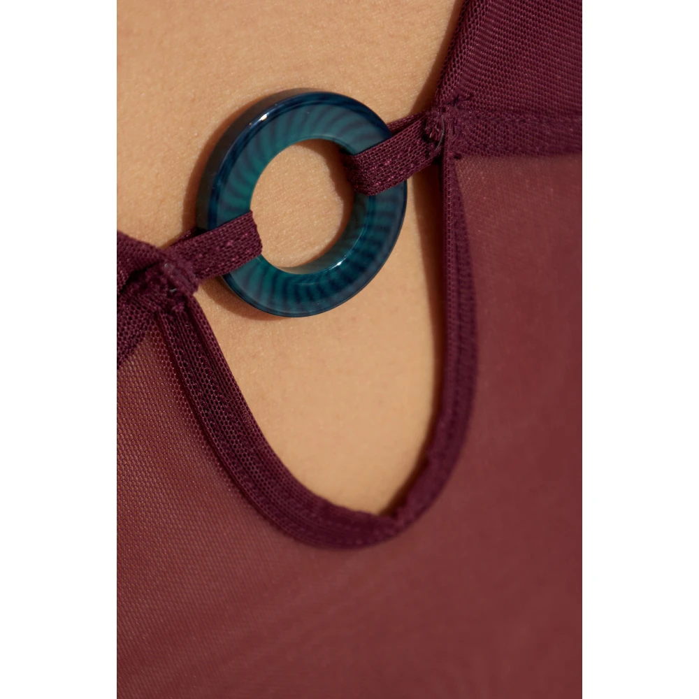 Bond-Eye Cindy Ring Maxi strandjurk Red Dames