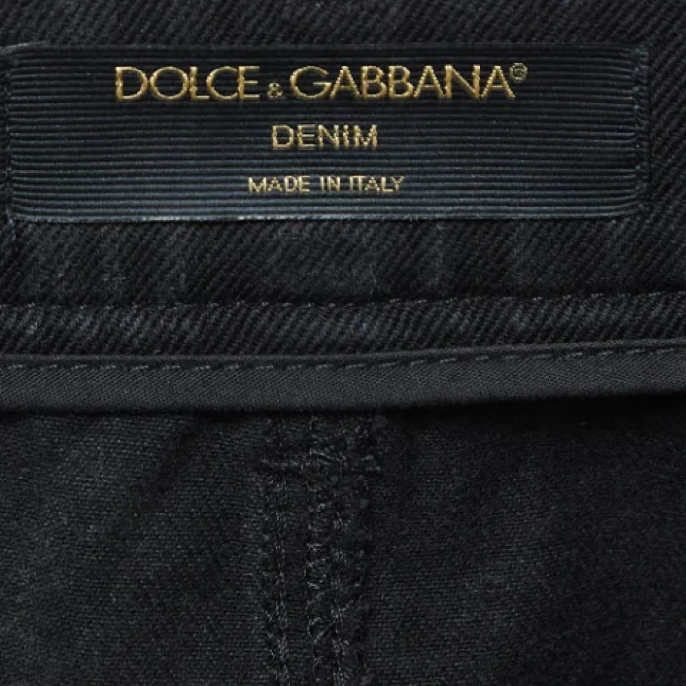Dolce & Gabbana Pre-owned Denim bottoms Gray Dames