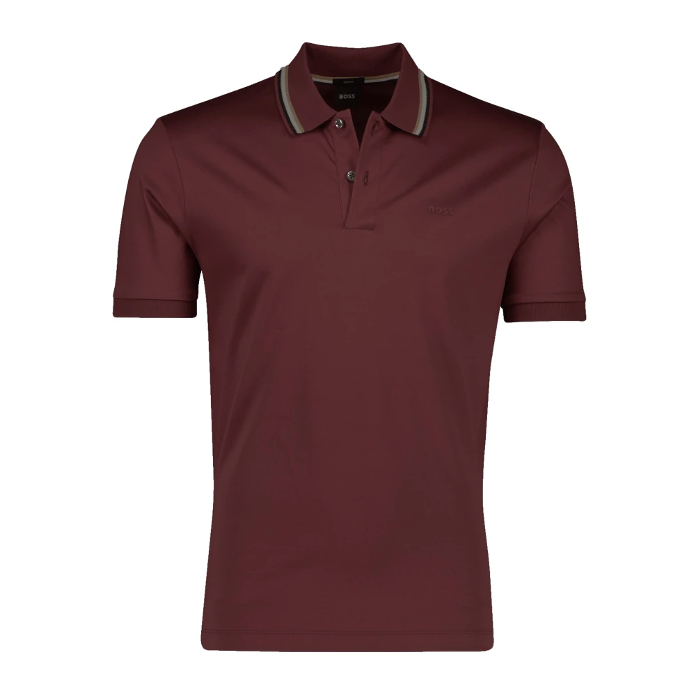 Hugo Boss Polo shirt korte mouw bordeaux Red Heren