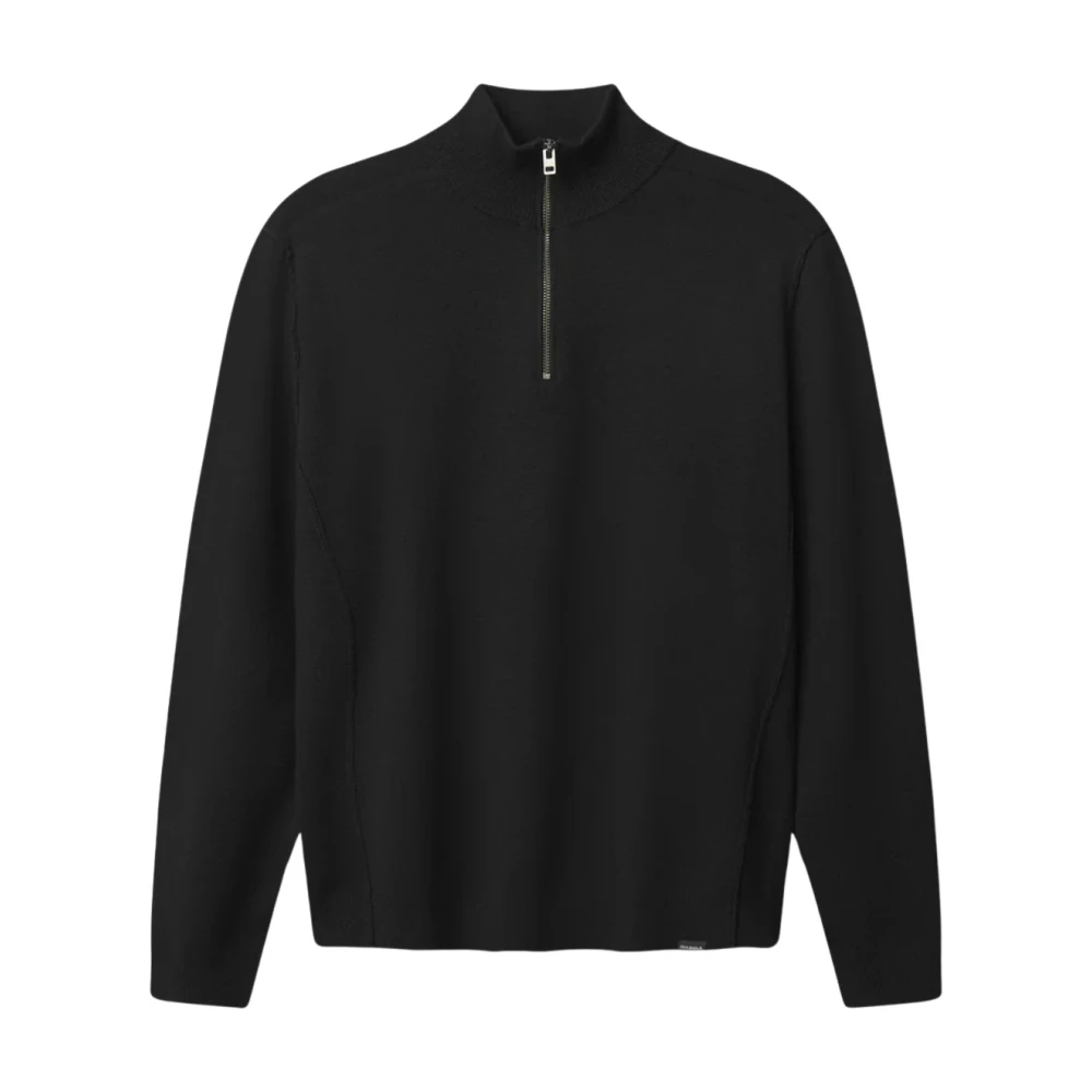 Gabba Zwarte Roll Neck Gebreide Trui Black Heren