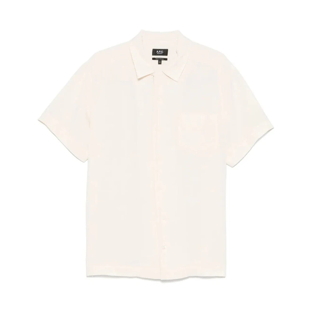 A.p.c. Roy Chemisette Overhemd White Heren