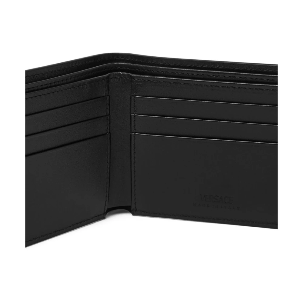 Versace Zwarte Portemonnees voor Mannen Black Heren