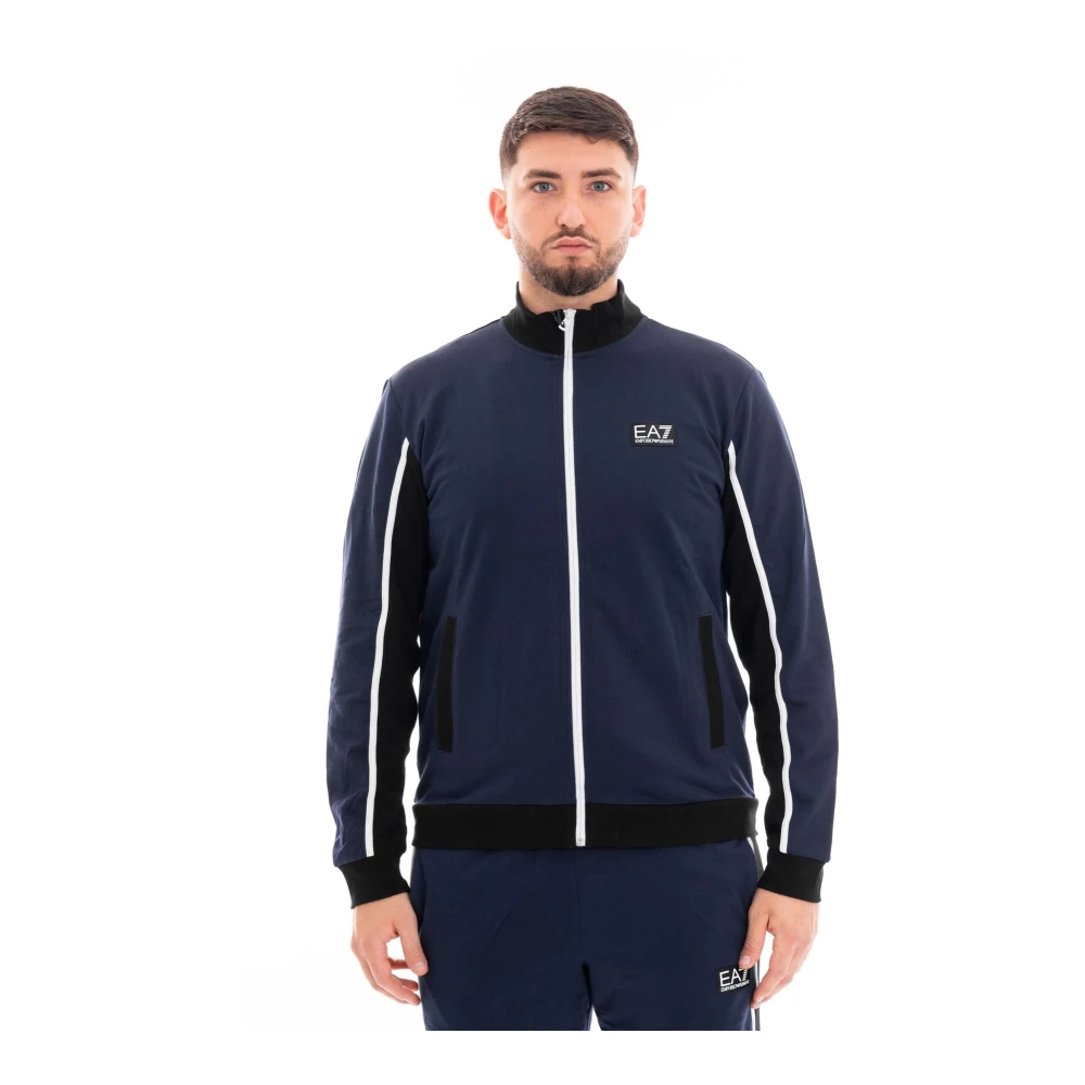 Emporio Armani EA7 Heren Tracksuit Blue Heren