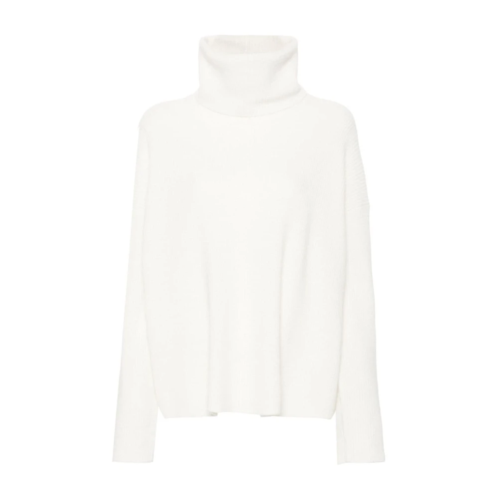 Fabiana Filippi Witte Gebreide Coltrui Sweater White Dames