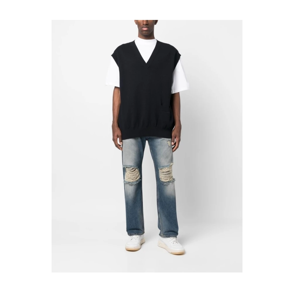 Haikure Louise Mid Blue L0744 Straight Jeans Blue Heren