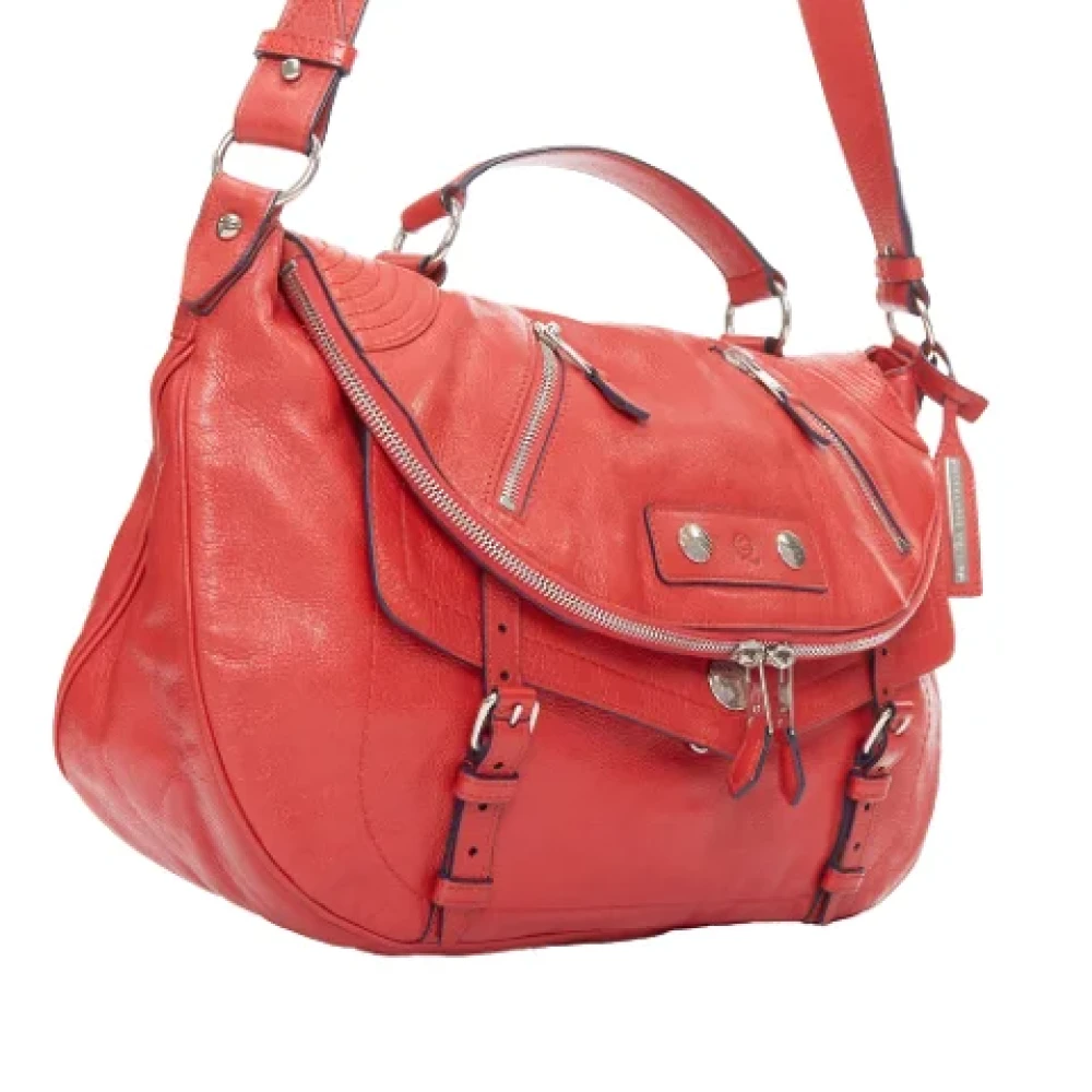 Alexander McQueen Pre-owned Leather crossbody-bags Red Dames