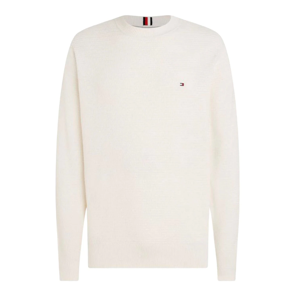 Tommy Hilfiger Stijlvolle Ecru Pullover Sweatshirt Beige Heren