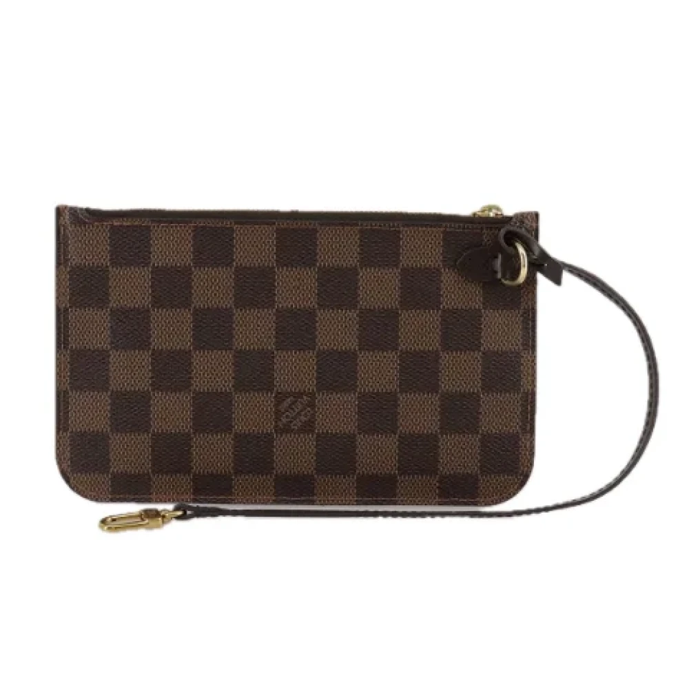 Louis Vuitton Vintage Pre-owned Canvas pouches Brown Dames