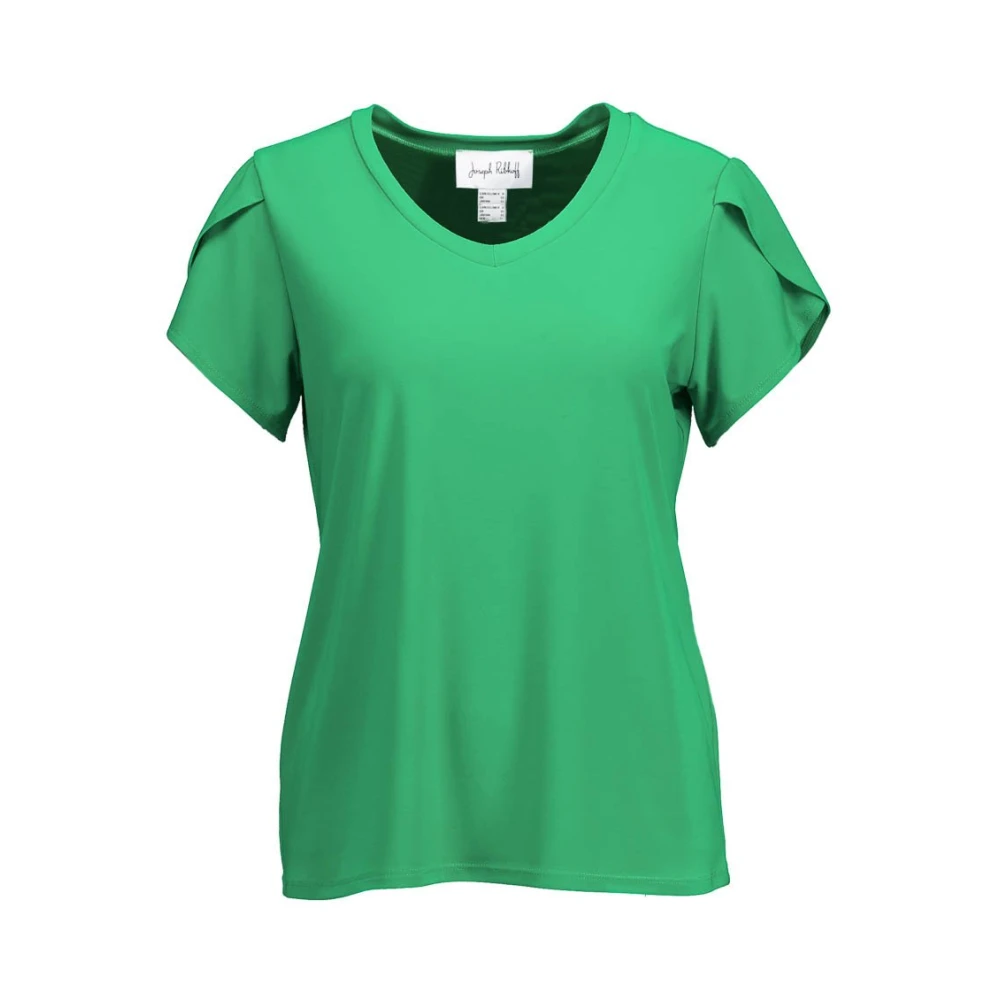 Joseph Ribkoff Elegant Groen V-Hals T-Shirt voor Dames Green Dames