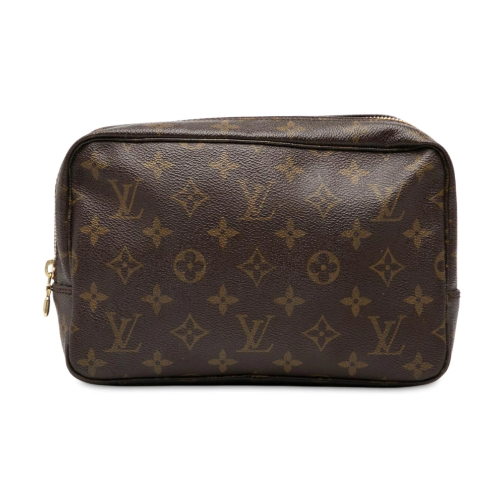 Louis Vuitton Vintage Women's Brown Pre-Owned Vintage Monogram Toiletry Pouch