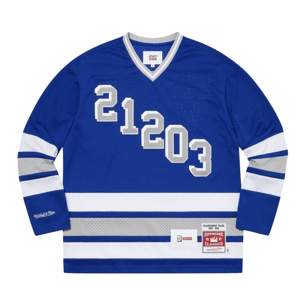 Supreme Beperkte Editie Hockey Jersey Blauw Blue Heren