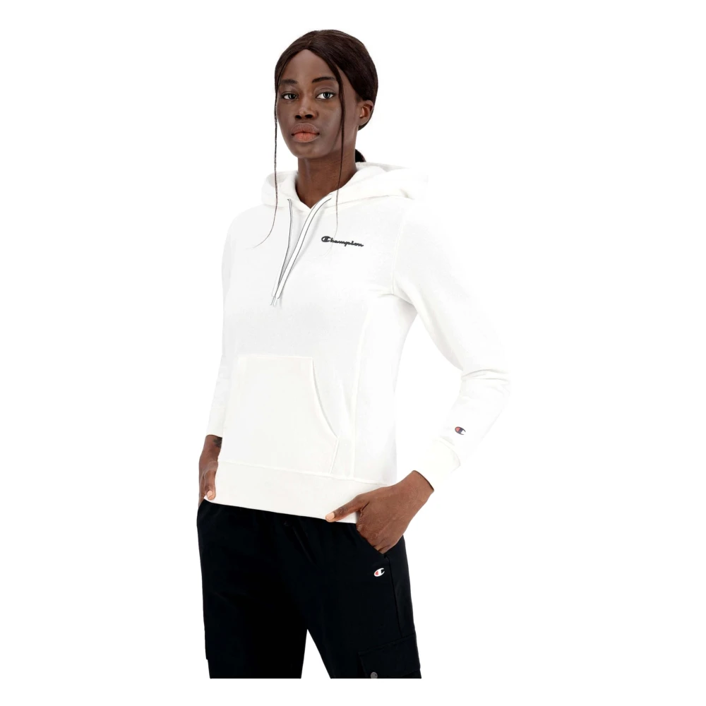 Champion Hooded Sweatshirt Hoodie White Dames