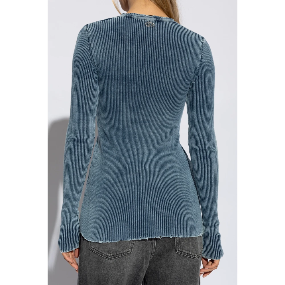 Diesel Gestreepte top M-Acerata Blue Dames