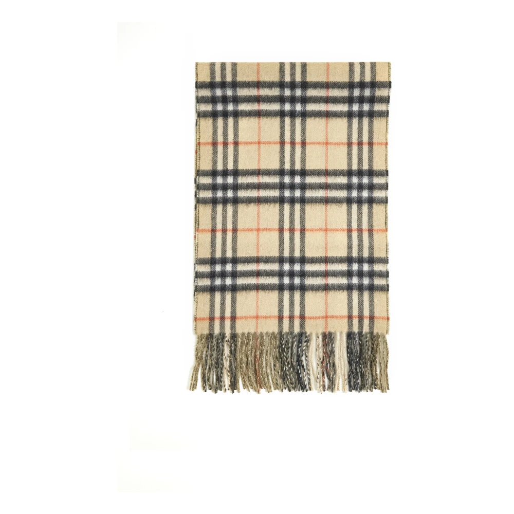 Burberry Men's Beige Stylish Scarfs Collection - Winter Scarves - One Size - Accessories