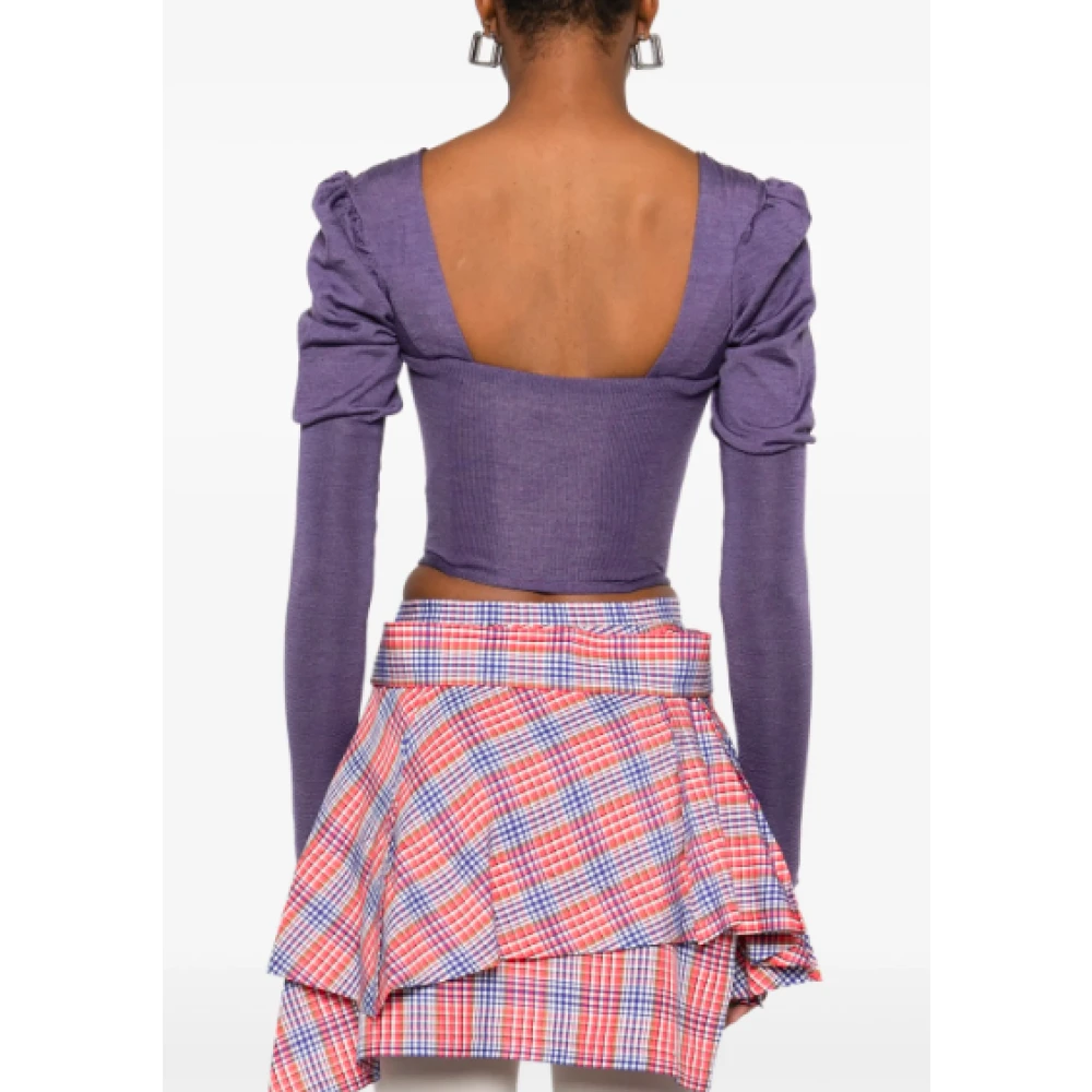 Vivienne Westwood Lavendel Korset Vest Purple Dames