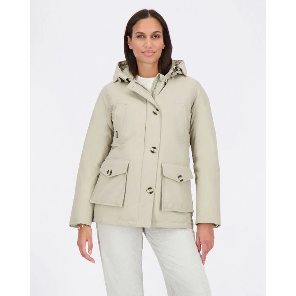 Airforce Stijlvolle Jas Hrw0428 Beige Dames