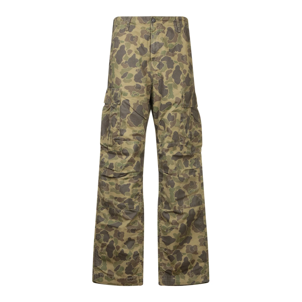 Carhartt WIP Groene Broek Stijl Aw24 Green Heren