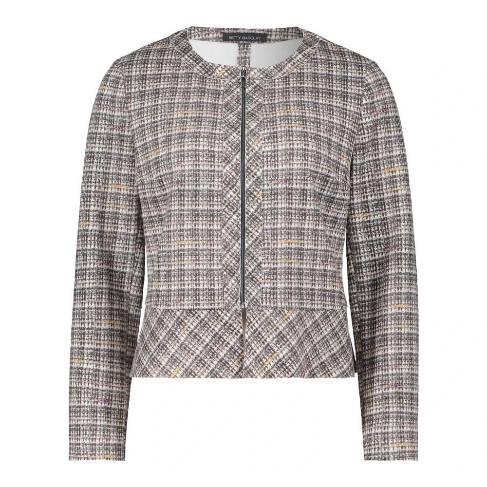 Betty Barclay Korte blazer met rits Multicolor Dames