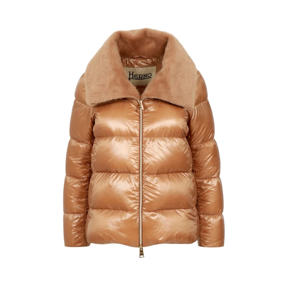 Herno Vrouw Bruin Down Jacket