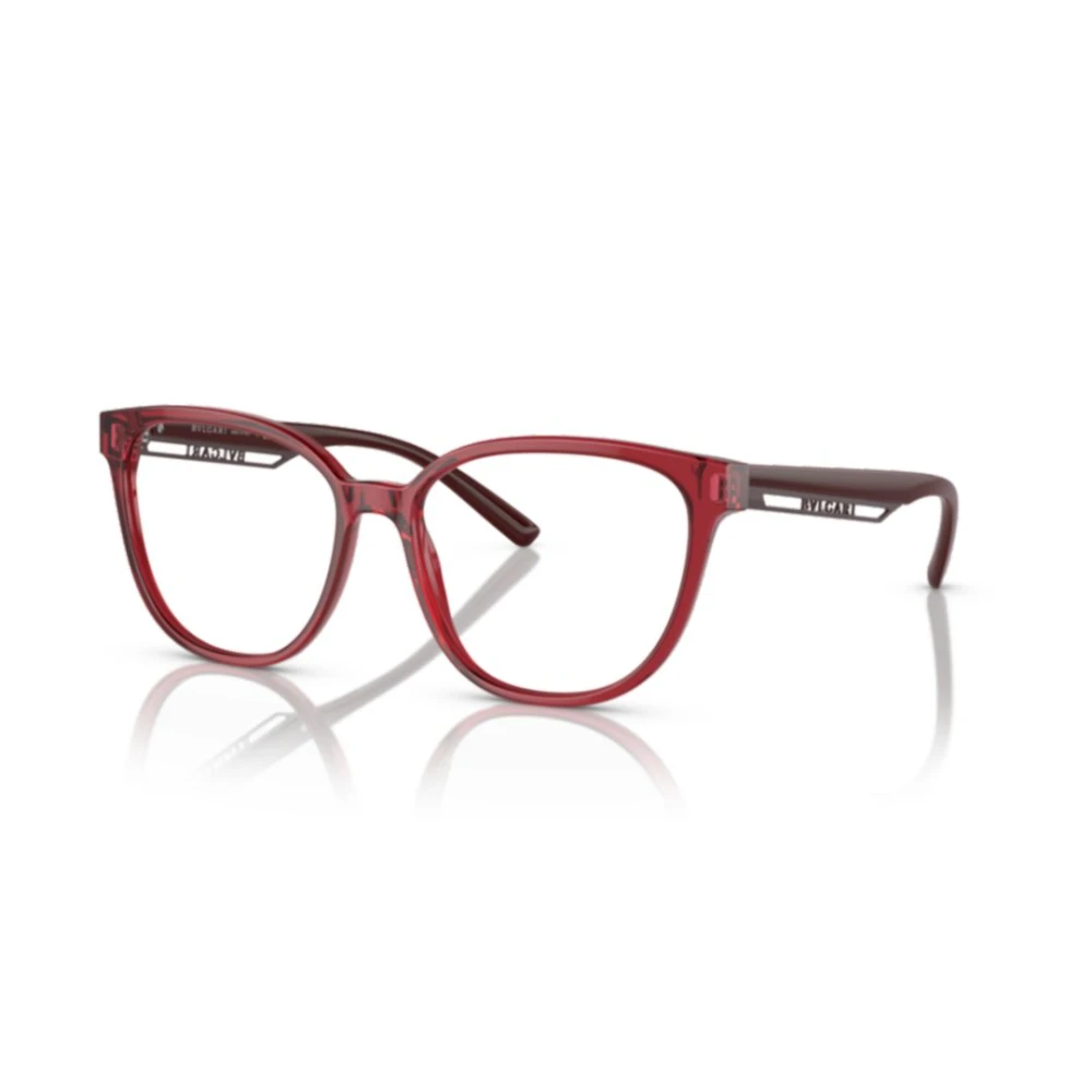 Bvlgari Stijlvolle Vista Zonnebril Red Unisex