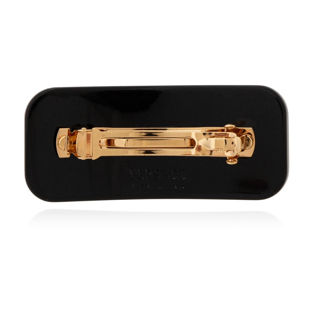 Versace Logo haarspeld Black Dames