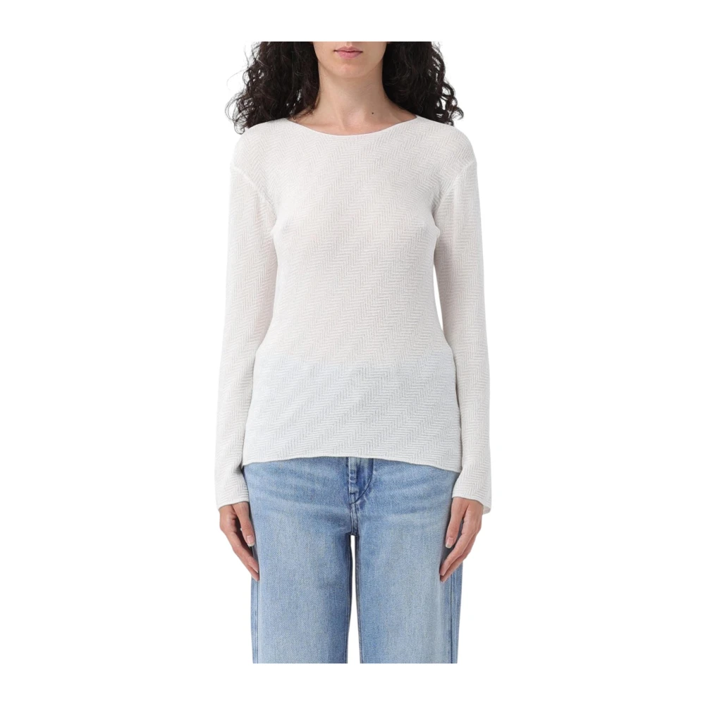Emporio Armani Donna Bianco - Maglia - Knitwear - M