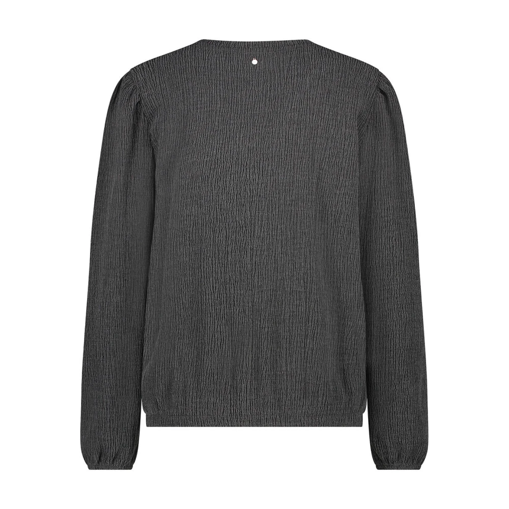 Tramontana Gekreukelde Sweater Gray Dames