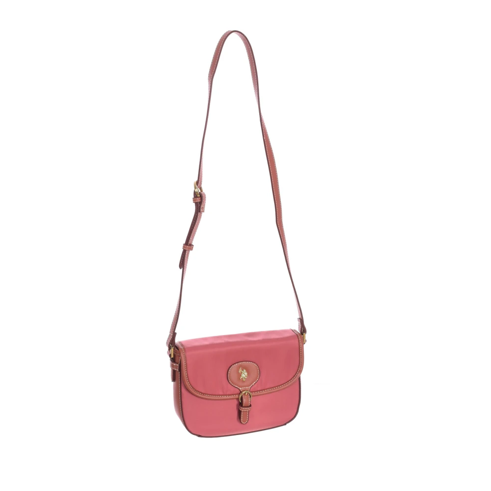 U.s. Polo Assn. Synthetische Crossbody Tas met Verstelbare Band Pink Dames