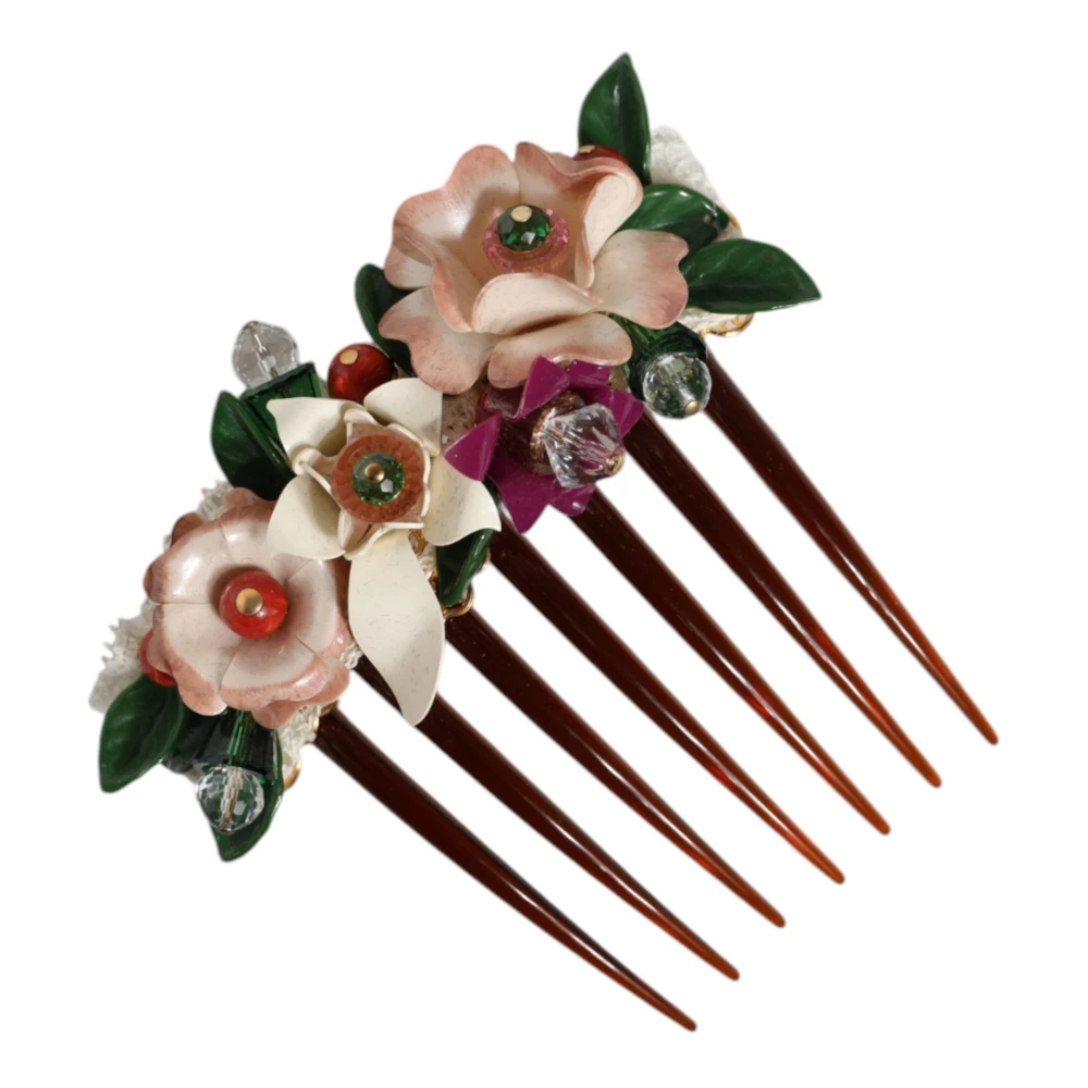 Dolce & Gabbana Women's Crystal Floral Hair Comb