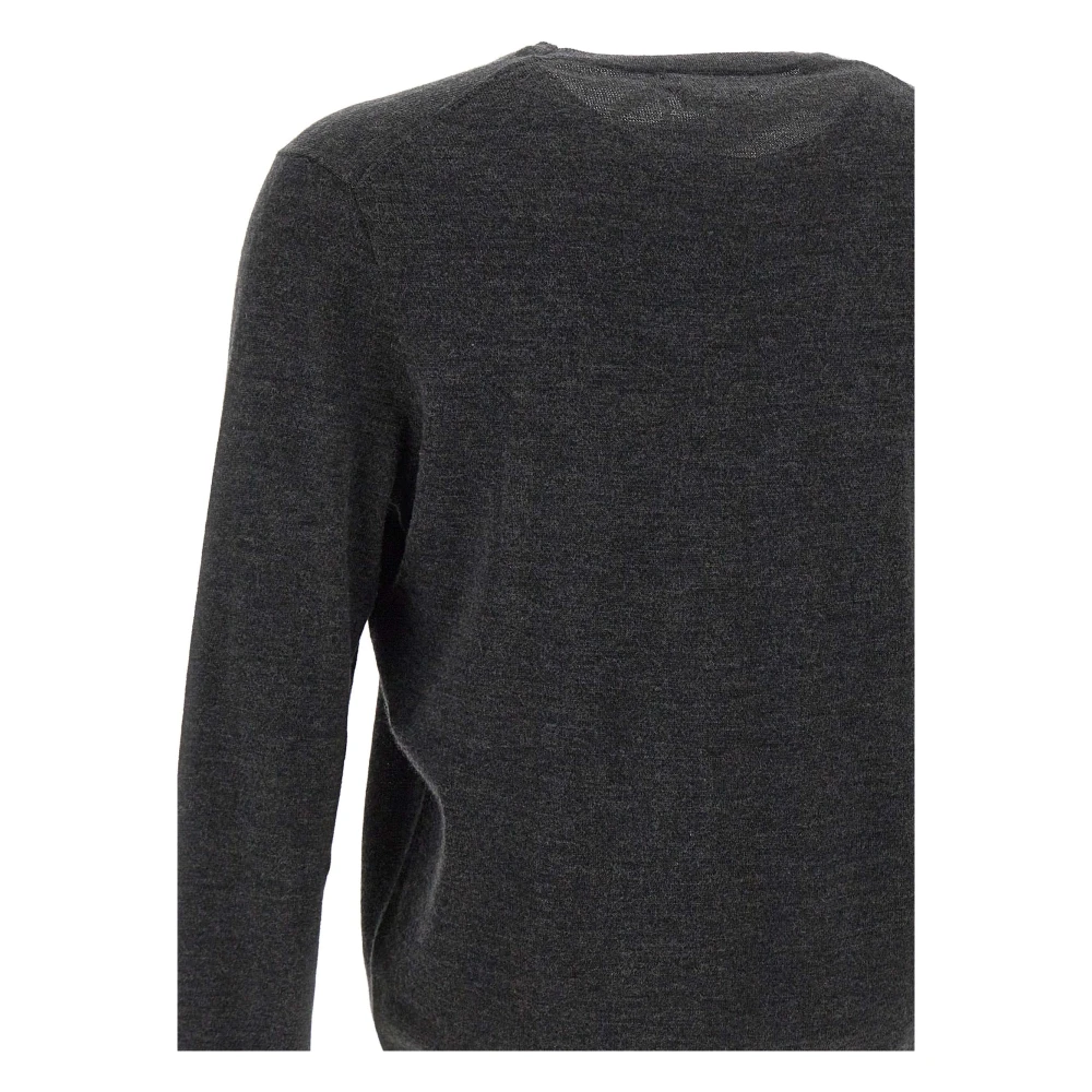 Polo Ralph Lauren Mac Merino Wol Trui Grijs Gray Heren