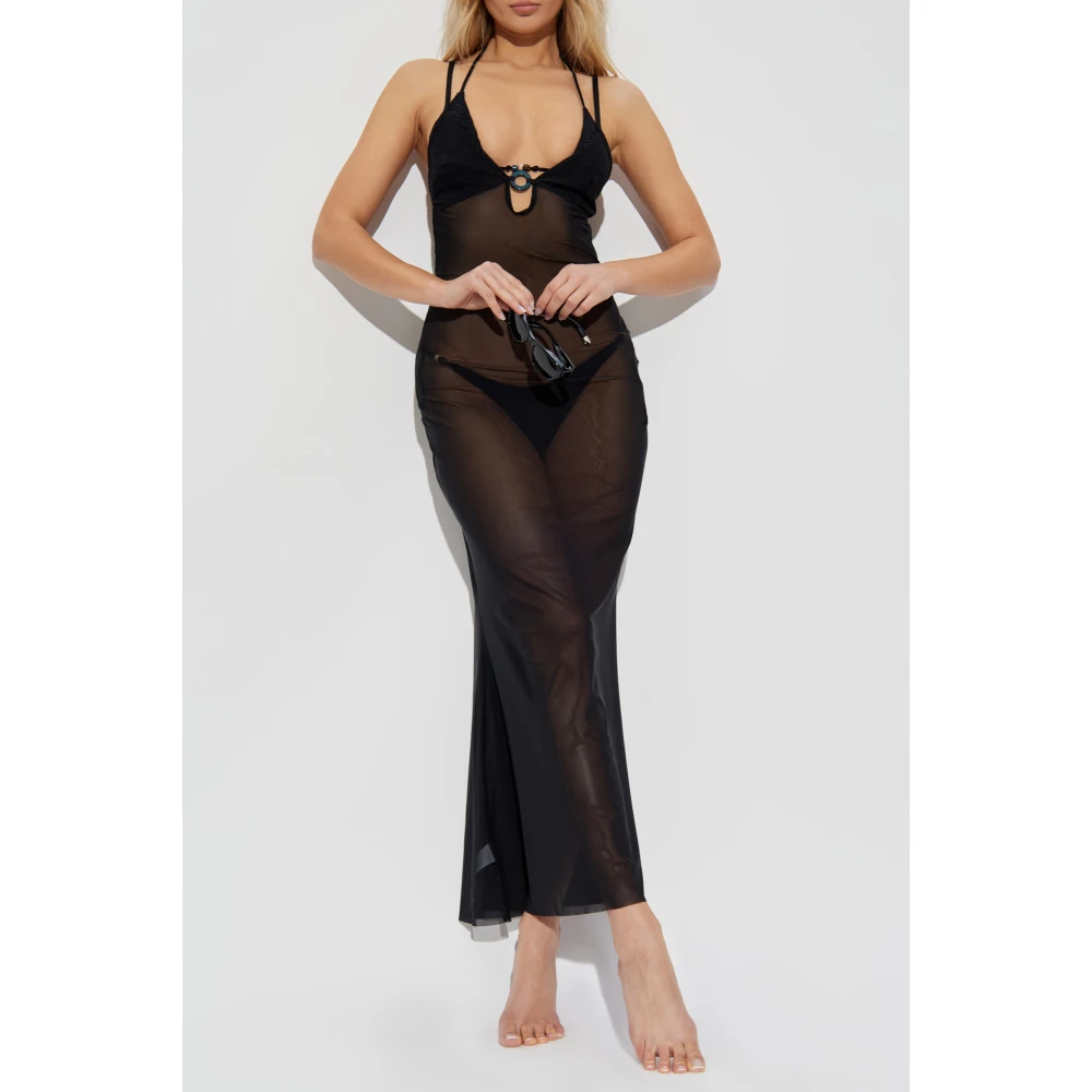 Bond-Eye Strandjurk Cindy Ring Maxi Black Dames