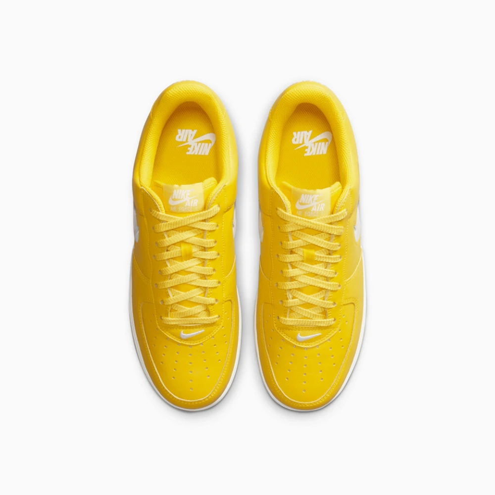 Nike Retro Leren Sneakers Yellow Heren