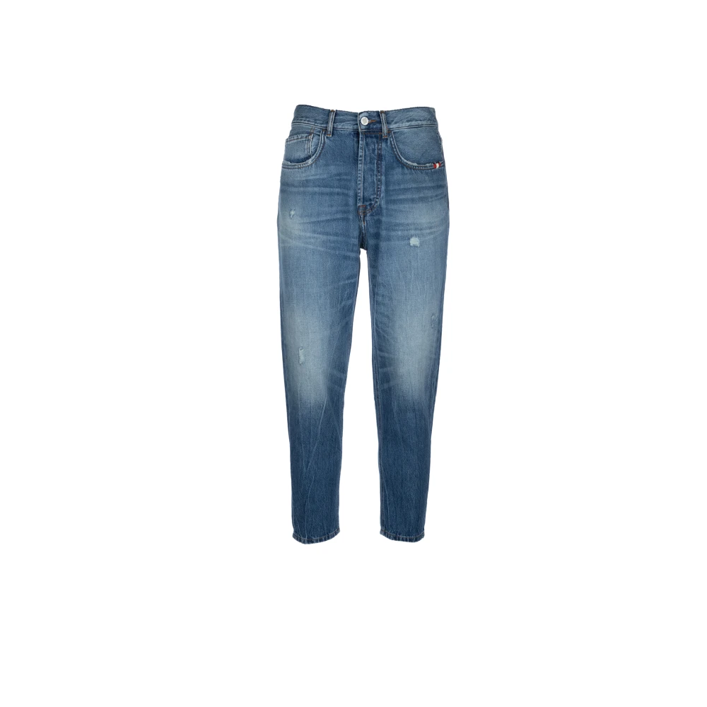 Amish Klassieke Denim Jeans voor dagelijks gebruik Blue Heren