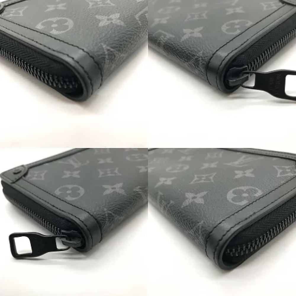 Louis Vuitton Vintage Pre-owned Canvas wallets Black Heren