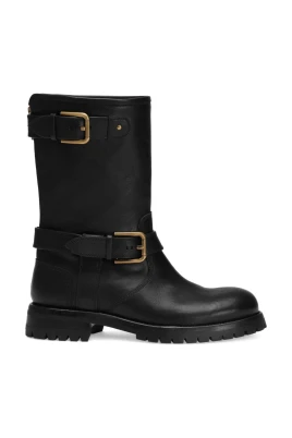 Calfskin Biker Boots
