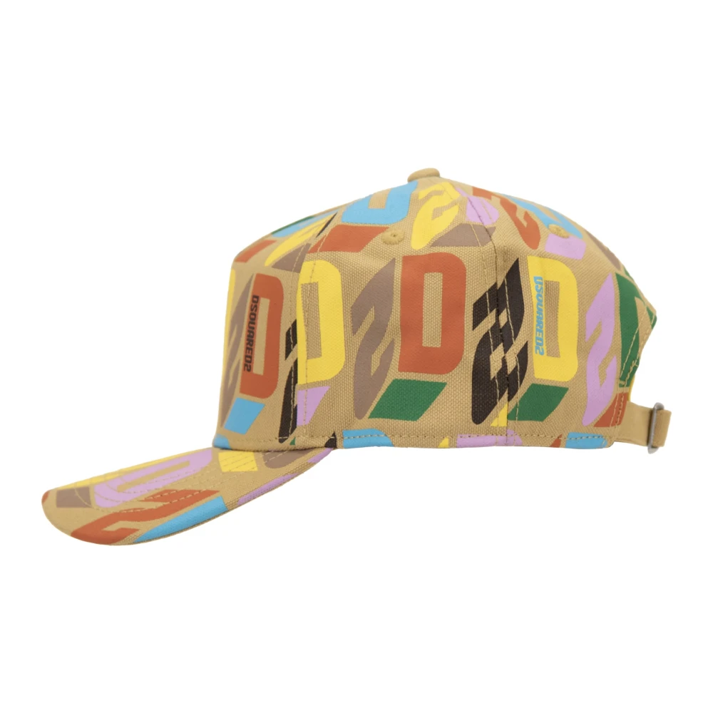Dsquared2 Monogram Baseball Cap met gespsluiting Multicolor Unisex